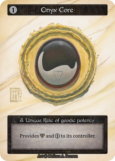 Onyx Core (B) Unique (Near Mint) Beta Sorcery: Contested Realm: 2023