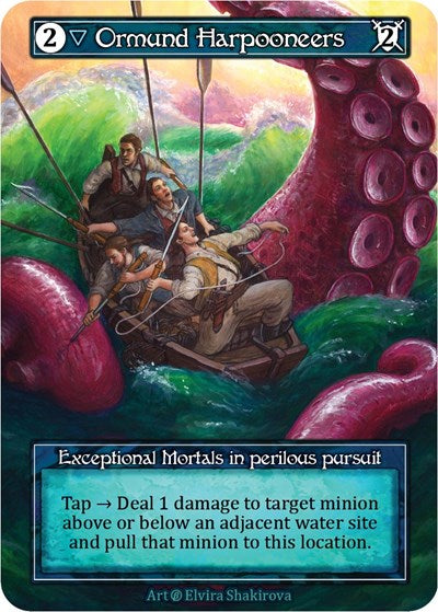 Ormund Harpooneers (Foil) (B) Exceptional (Foil Near Mint) Beta Sorcery: Contested Realm: 2023
