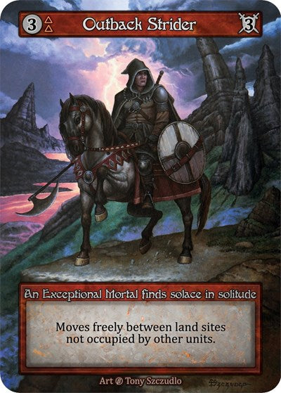 2023 Sorcery Contested Realm: Beta (B) - Outback Strider (Exceptional) (Near Mint)