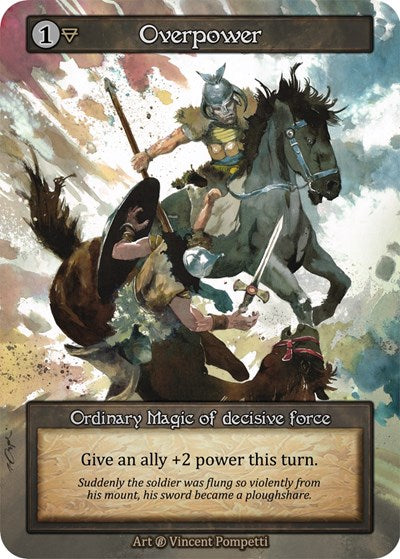 Overpower (B) Ordinary (Near Mint) Beta Sorcery: Contested Realm: 2023