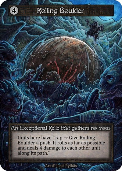 2023 Sorcery Contested Realm: Beta (B) - Rolling Boulder (Exceptional)