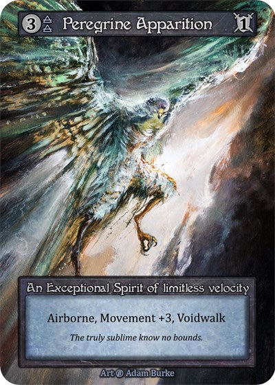 Peregrine Apparition (B) Exceptional (Lightly Played) Beta Sorcery: Contested Realm: 2023