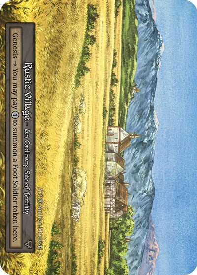 2023 Sorcery Contested Realm: Beta (B) - Rustic Village (Ordinary) (Near Mint)