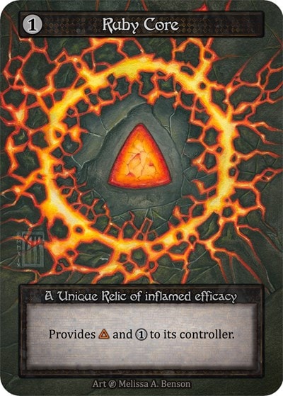 Ruby Core (B) Unique (Near Mint) Beta Sorcery: Contested Realm: 2023