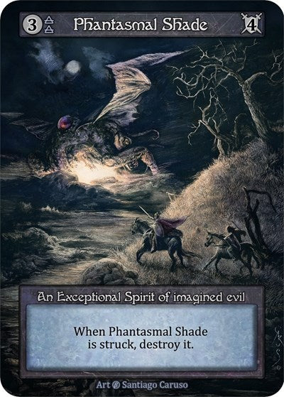 2023 Sorcery Contested Realm: Beta (B) - Phantasmal Shade (Exceptional) (Lightly Played)