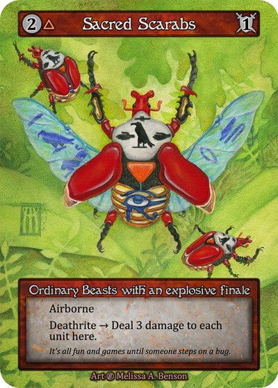 2023 Sorcery Contested Realm: Beta (B) - Sacred Scarabs (Ordinary) (Near Mint)