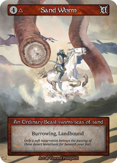 2023 Sorcery Contested Realm: Beta (B) - Sand Worm (Ordinary) (Near Mint)