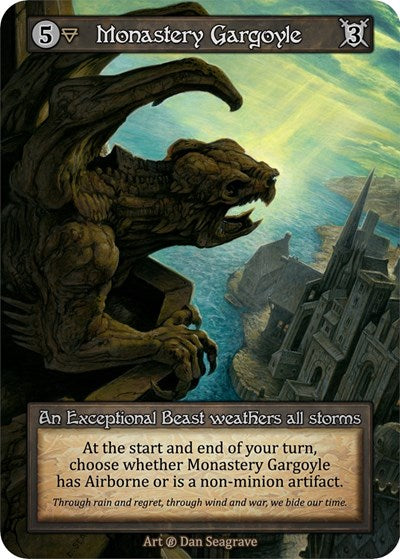 2023 Sorcery Contested Realm: Beta (B) - Monastery Gargoyle (Exceptional) (Near Mint)