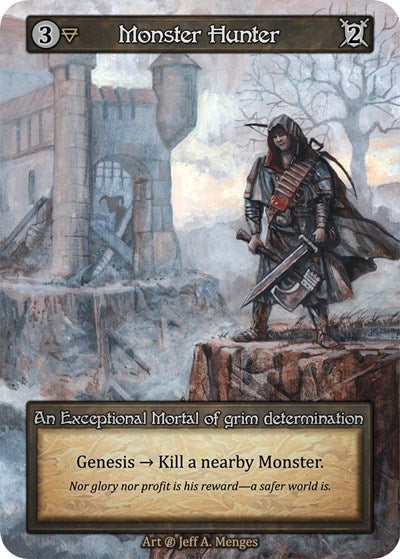 2023 Sorcery Contested Realm: Beta (B) - Monster Hunter (Exceptional) (Near Mint)