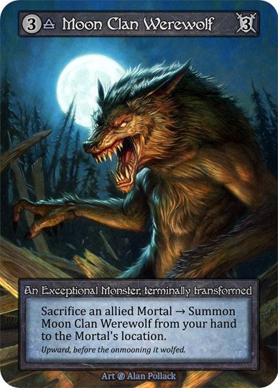 2023 Sorcery Contested Realm: Beta (B) - Moon Clan Werewolf (Exceptional)