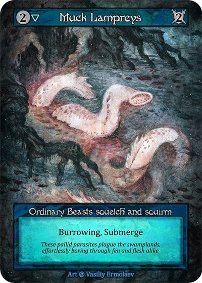 Muck Lampreys (B) Ordinary Beta Sorcery: Contested Realm: 2023