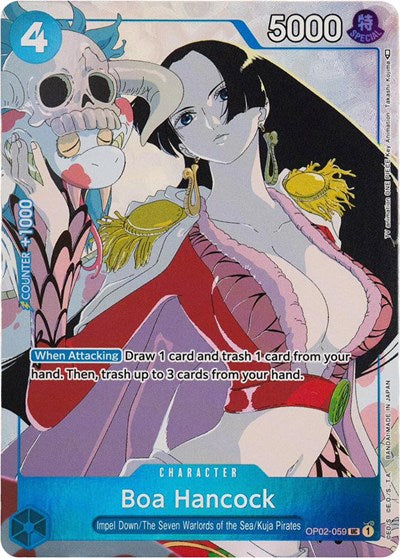 Boa Hancock (Gift Collection 2023) (OP-PR) #OP02-059 Uncommon (Foil Near Mint) One Piece Promotion Cards One Piece Card Game: 2022