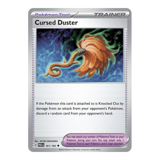 Cursed Duster (PAR) #161/182 Uncommon (Moderately Played) SV04: Paradox Rift Pokemon: 2023