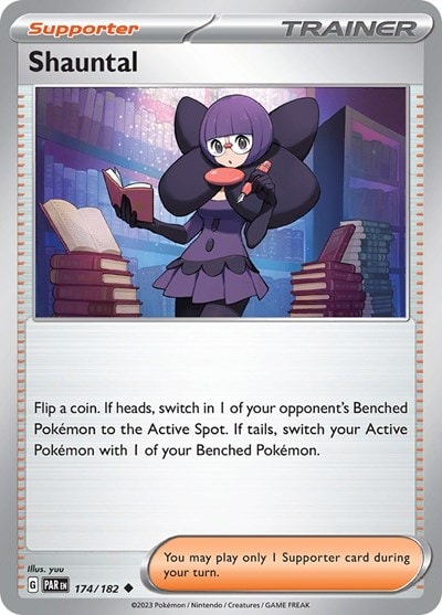 Shauntal (PAR) #174/182 Uncommon (Moderately Played) SV04: Paradox Rift Pokemon: 2023