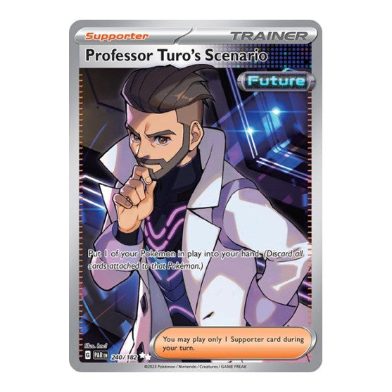 Professor Turo's Scenario - 240/182 (PAR) #240/182 Ultra Rare (Holofoil Near Mint) SV04: Paradox Rift Pokemon: 2023