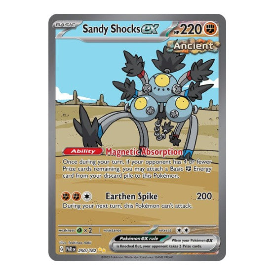 Sandy Shocks ex - 250/182 (PAR) #250/182 Special Illustration Rare (Holofoil Near Mint) SV04: Paradox Rift Pokemon: 2023