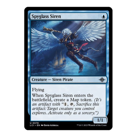 Spyglass Siren (LCI) #78 Uncommon (Lightly Played) The Lost Caverns of Ixalan Magic: The Gathering: 2023