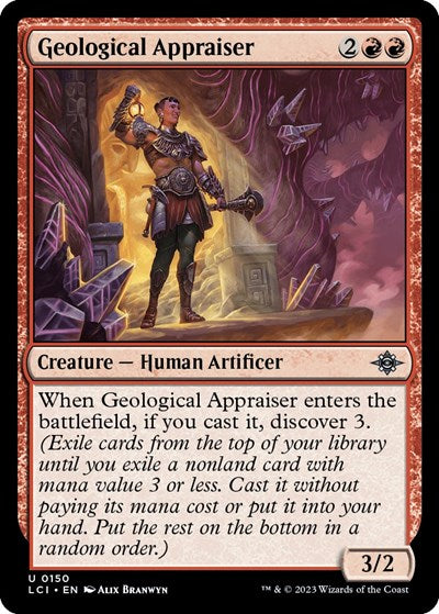 Geological Appraiser (LCI) #150 Uncommon (Lightly Played) The Lost Caverns of Ixalan Magic: The Gathering: 2023