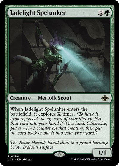 Jadelight Spelunker (LCI) #196 Rare (Near Mint) The Lost Caverns of Ixalan Magic: The Gathering: 2023