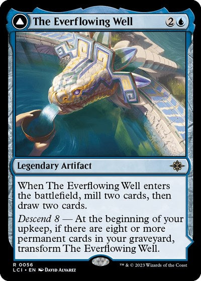 The Everflowing Well (LCI) #56 Rare (Lightly Played) The Lost Caverns of Ixalan Magic: The Gathering: 2023