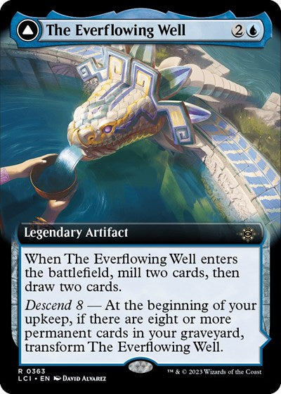 The Everflowing Well Extended Art (LCI) #363 Rare (Lightly Played) The Lost Caverns of Ixalan Magic: The Gathering: 2023