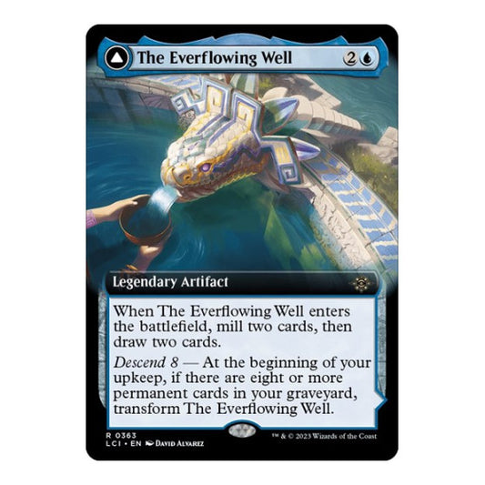 The Everflowing Well (Extended Art) (LCI) #363 Rare (Lightly Played) The Lost Caverns of Ixalan Magic: The Gathering: 2023