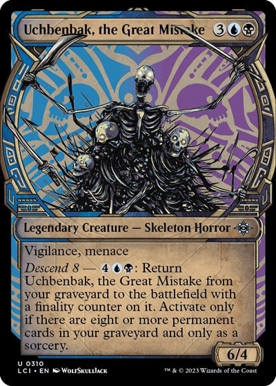 Uchbenbak the Great Mistake Showcase (LCI) #310 Uncommon (Lightly Played) The Lost Caverns of Ixalan Magic: The Gathering: 2023