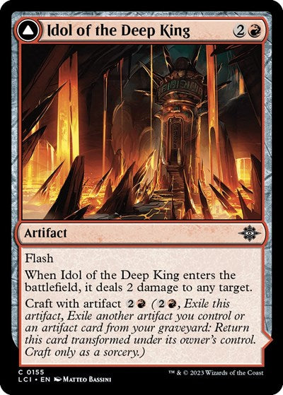 2023 Magic: The Lost Caverns of Ixalan (LCI) - Idol of the Deep King (#155, Common)