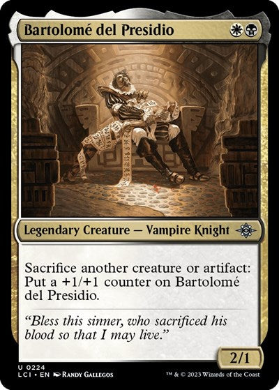 Bartolome del Presidio (LCI) #224 Uncommon (Lightly Played) The Lost Caverns of Ixalan Magic: The Gathering: 2023