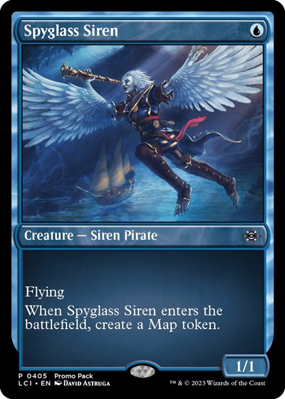 Spyglass Siren (PPLCI) #405 P (Near Mint) Promo Pack: The Lost Caverns of Ixalan Magic: The Gathering: 2023