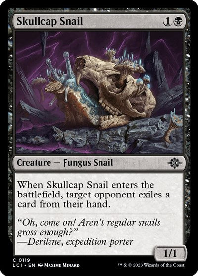 2023 Magic: The Lost Caverns of Ixalan (LCI) - Skullcap Snail (#119, Common)