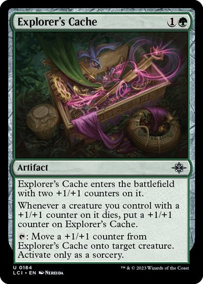 2023 Magic: The Lost Caverns of Ixalan (LCI) - Explorers Cache (#184, Uncommon) (Lightly Played)