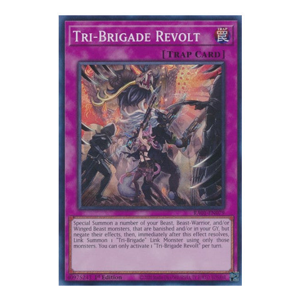 Tri-Brigade Revolt (RA01) #RA01-EN079 Super Rare (1st Edition Lightly Played) 25th Anniversary Rarity Collection YuGiOh: 2023