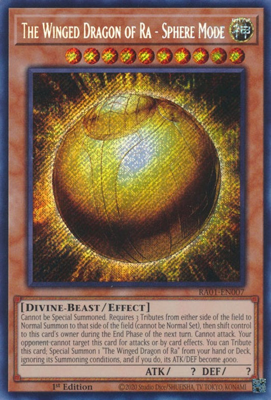 The Winged Dragon of Ra - Sphere Mode (Secret Rare)