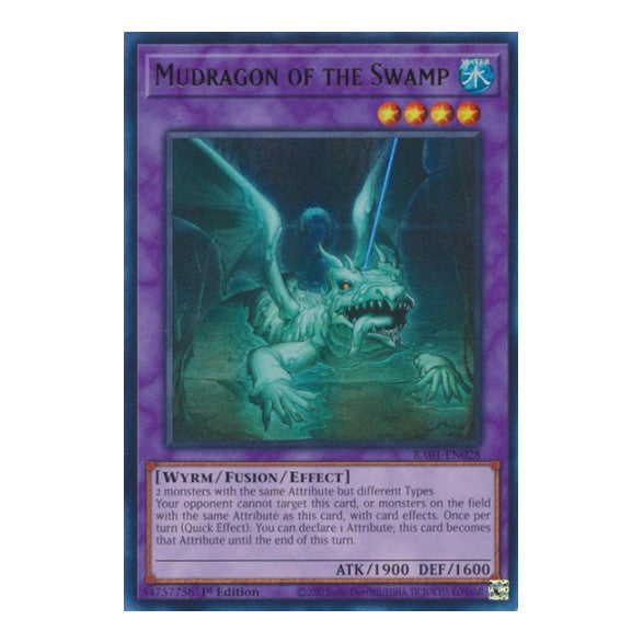 Mudragon of the Swamp (UR) (RA01) #RA01-EN028 Ultra Rare (1st Edition Near Mint) 25th Anniversary Rarity Collection YuGiOh: 2023