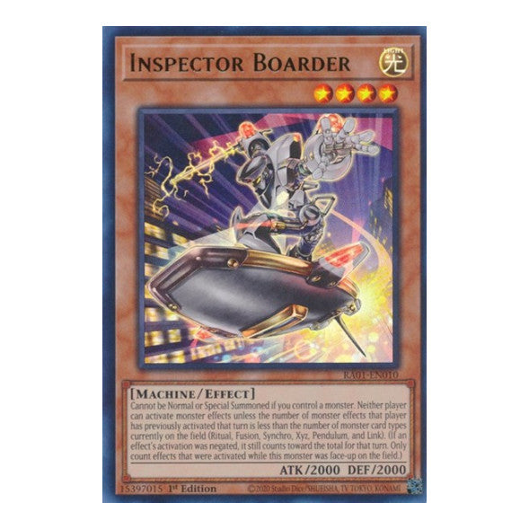 Inspector Boarder (UR) (RA01) #RA01-EN010 Ultra Rare (1st Edition Near Mint) 25th Anniversary Rarity Collection YuGiOh: 2023