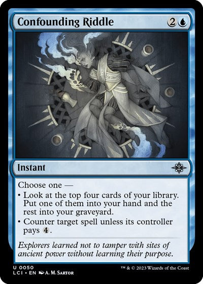 Confounding Riddle (LCI) #50 Uncommon (Lightly Played) The Lost Caverns of Ixalan Magic: The Gathering: 2023