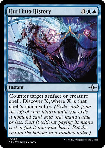 2023 Magic: The Lost Caverns of Ixalan (LCI) - Hurl into History (#59, Uncommon)