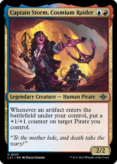 Captain Storm Cosmium Raider (LCI) #227 Uncommon (Lightly Played) The Lost Caverns of Ixalan Magic: The Gathering: 2023