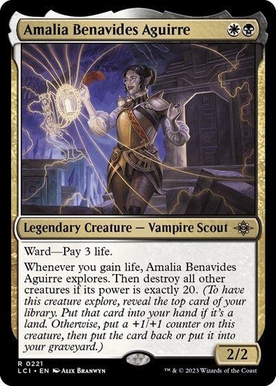 Amalia Benavides Aguirre (LCI) #221 Rare (Lightly Played) The Lost Caverns of Ixalan Magic: The Gathering: 2023