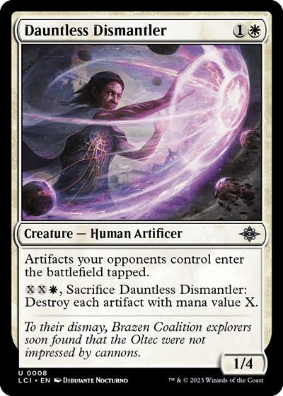 Dauntless Dismantler (LCI) #8 Uncommon (Lightly Played) The Lost Caverns of Ixalan Magic: 2023