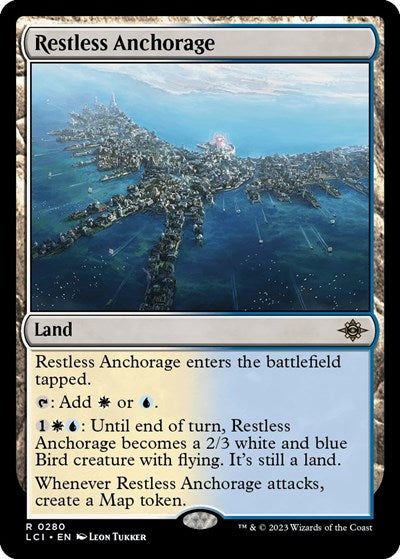 Restless Anchorage (LCI) #280 Rare (Near Mint) The Lost Caverns of Ixalan Magic: The Gathering: 2023