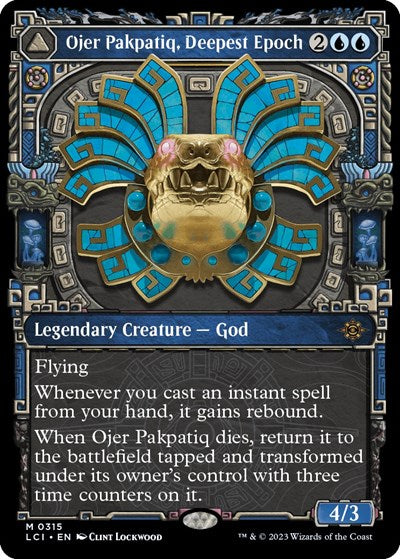Ojer Pakpatiq Deepest Epoch Showcase (LCI) #315 Mythic Rare (Foil Near Mint) The Lost Caverns of Ixalan Magic: The Gathering: 2023