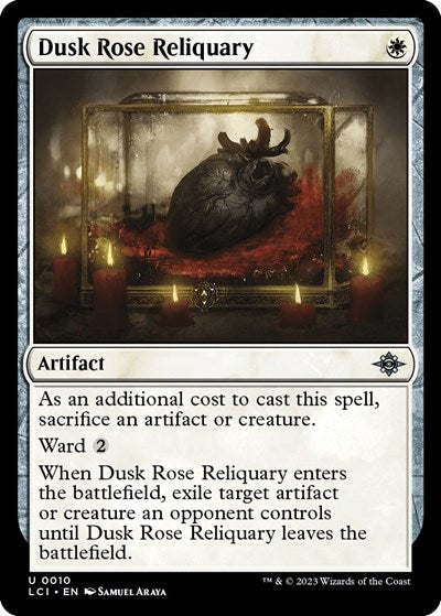 2023 Magic: The Lost Caverns of Ixalan (LCI) - Dusk Rose Reliquary (#10, Uncommon) (Lightly Played)