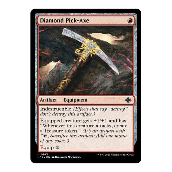 Diamond Pick Axe (LCI) #143 Uncommon (Lightly Played) The Lost Caverns of Ixalan Magic: The Gathering: 2023