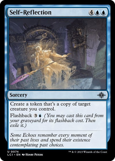 Self Reflection (LCI) #74 Uncommon (Lightly Played) The Lost Caverns of Ixalan Magic: 2023