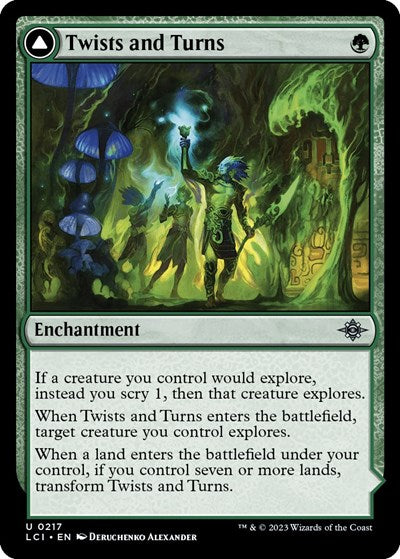 Twists and Turns (LCI) #217 Uncommon (Lightly Played) The Lost Caverns of Ixalan Magic: The Gathering: 2023