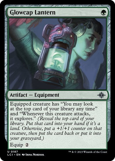 2023 Magic: The Lost Caverns of Ixalan (LCI) - Glowcap Lantern (#187, Uncommon) (Lightly Played)