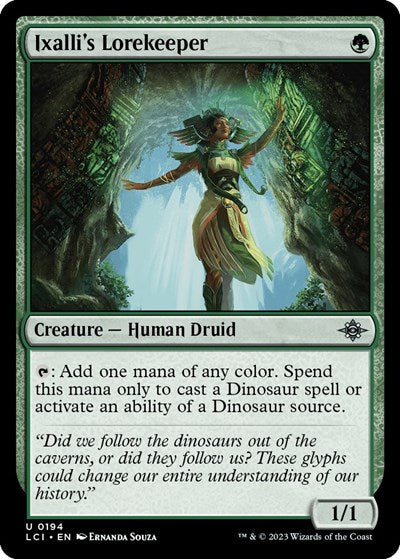 Ixallis Lorekeeper (LCI) #194 Uncommon (Lightly Played) The Lost Caverns of Ixalan Magic: The Gathering: 2023