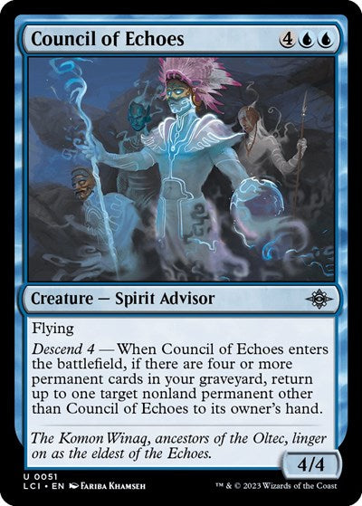 2023 Magic: The Lost Caverns of Ixalan (LCI) - Council of Echoes (#51, Uncommon)